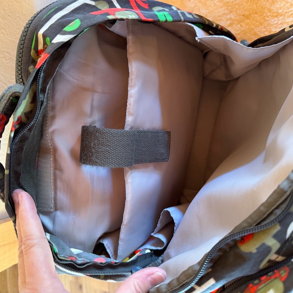 Kipling Multicolor Monkey Printed Computer Backpack - Picture 10 of 10